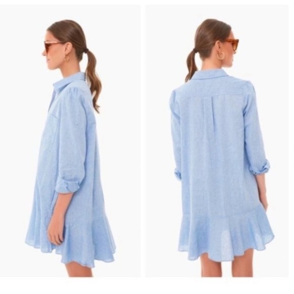 ⭐️Tuckernuck The Callahan Dress Chambray Medium⭐️ - Picture 3 of 8